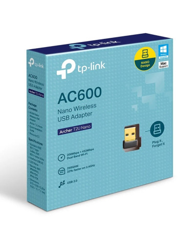 WIRELESS ADAPTADOR TP-LINK ARCHER TX1800U NANO WIFI 6 1201MBPS USB 3.0