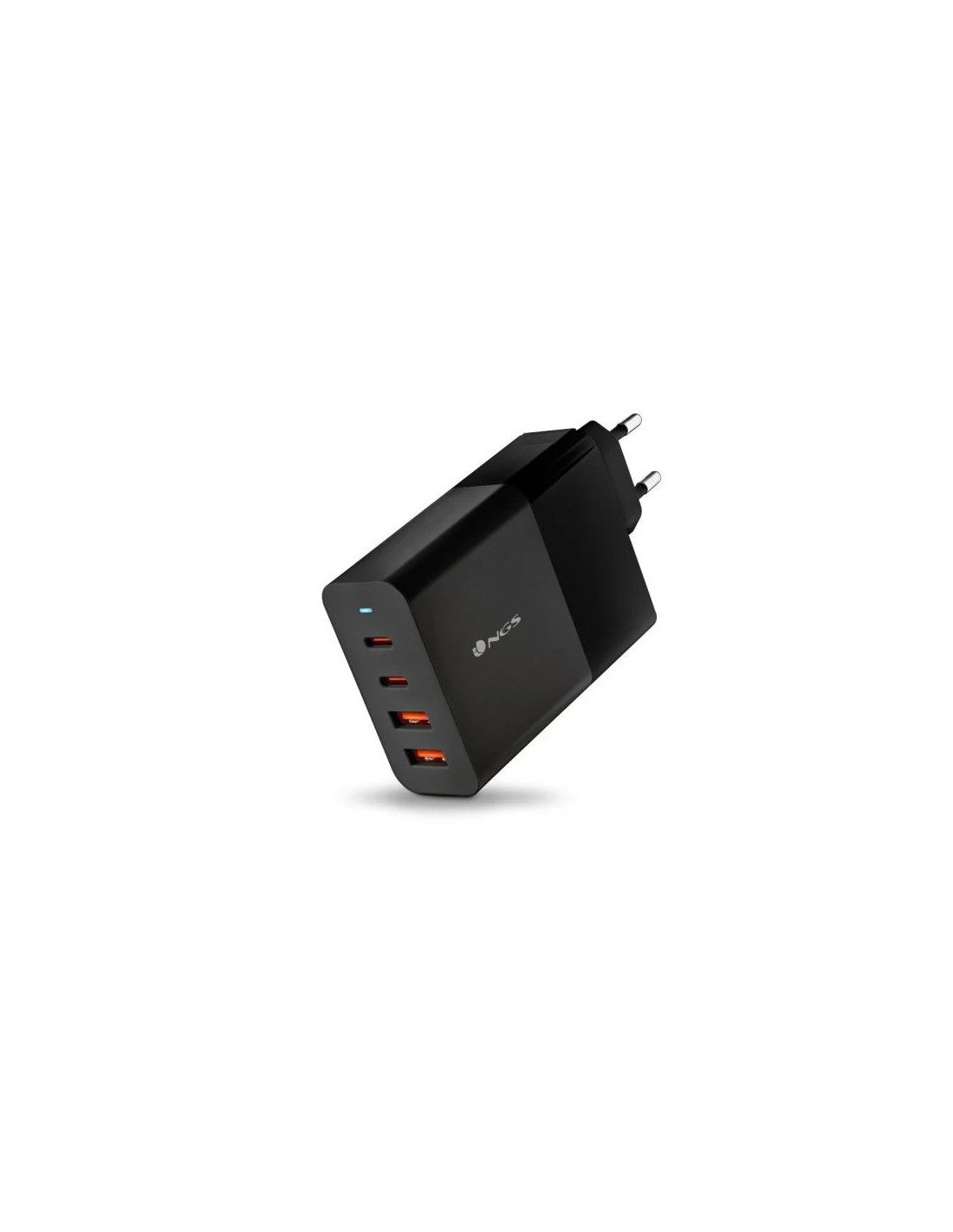 CARGADOR DE PORTATIL NGS BUD GAN 2XUSB-C/X2USB-A 100W BLACK