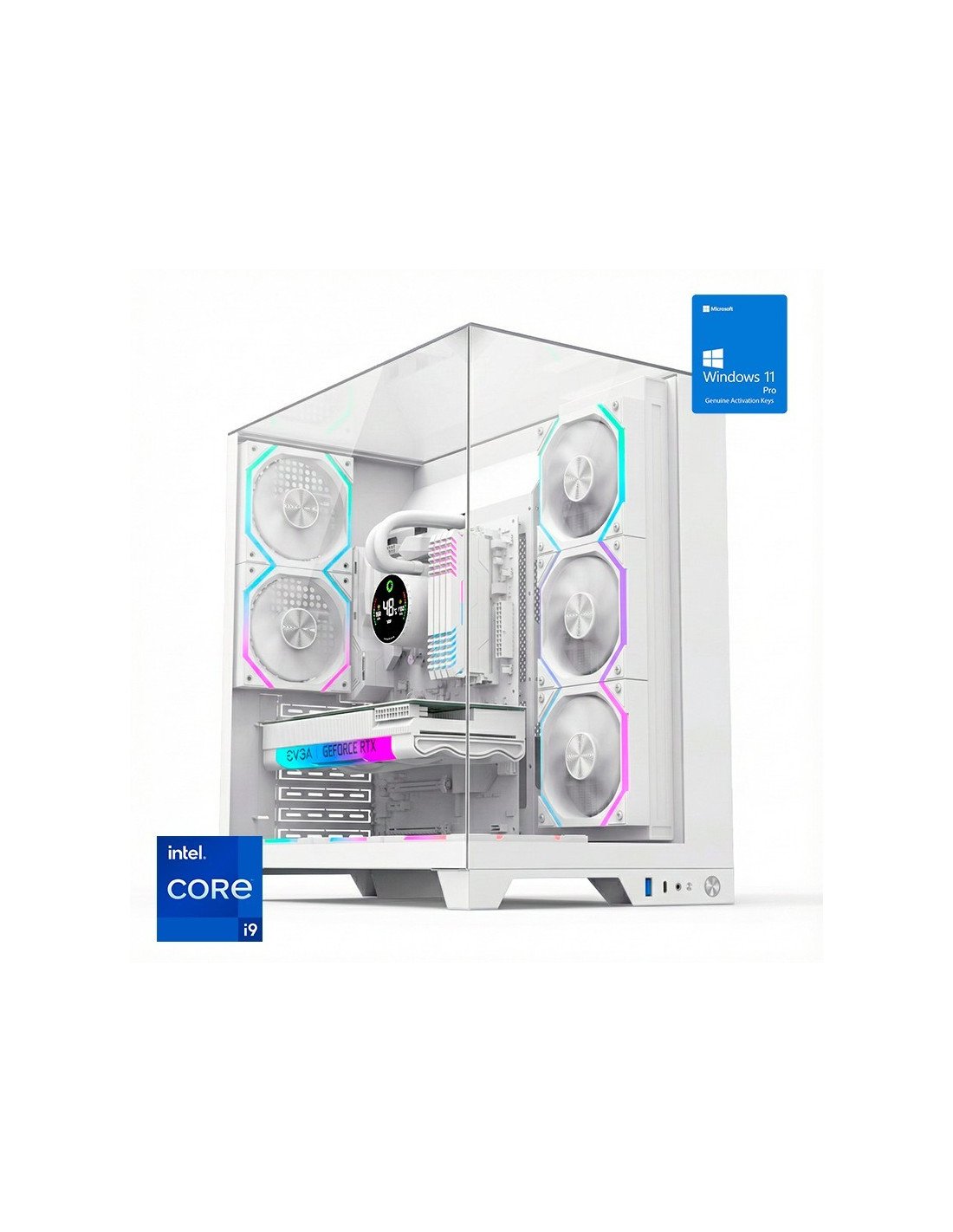 ORDENADOR GAMING INFINITY PRO WHITE RGB I9 14900K/32GB/SSD1TB NVME/WIFI/R.LIQ/800W/W11PRO