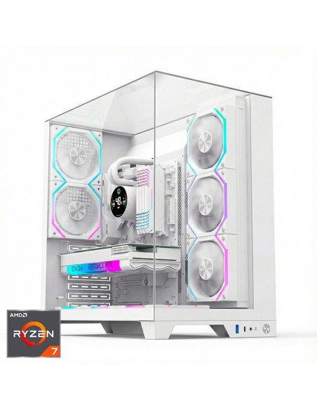 ORDENADOR GAMING INFINITY PRO WHITE RGB R7 9800X3D/32GB DDR5/SSD1TB NVME/WIFI/R.LIQ/800W