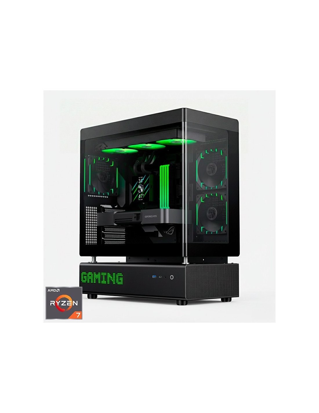 ORDENADOR GAMING N90 RGB R7 9800X3D/32GB DDR5/SSD2TB NVME/WIFI/R.LIQ/1050W