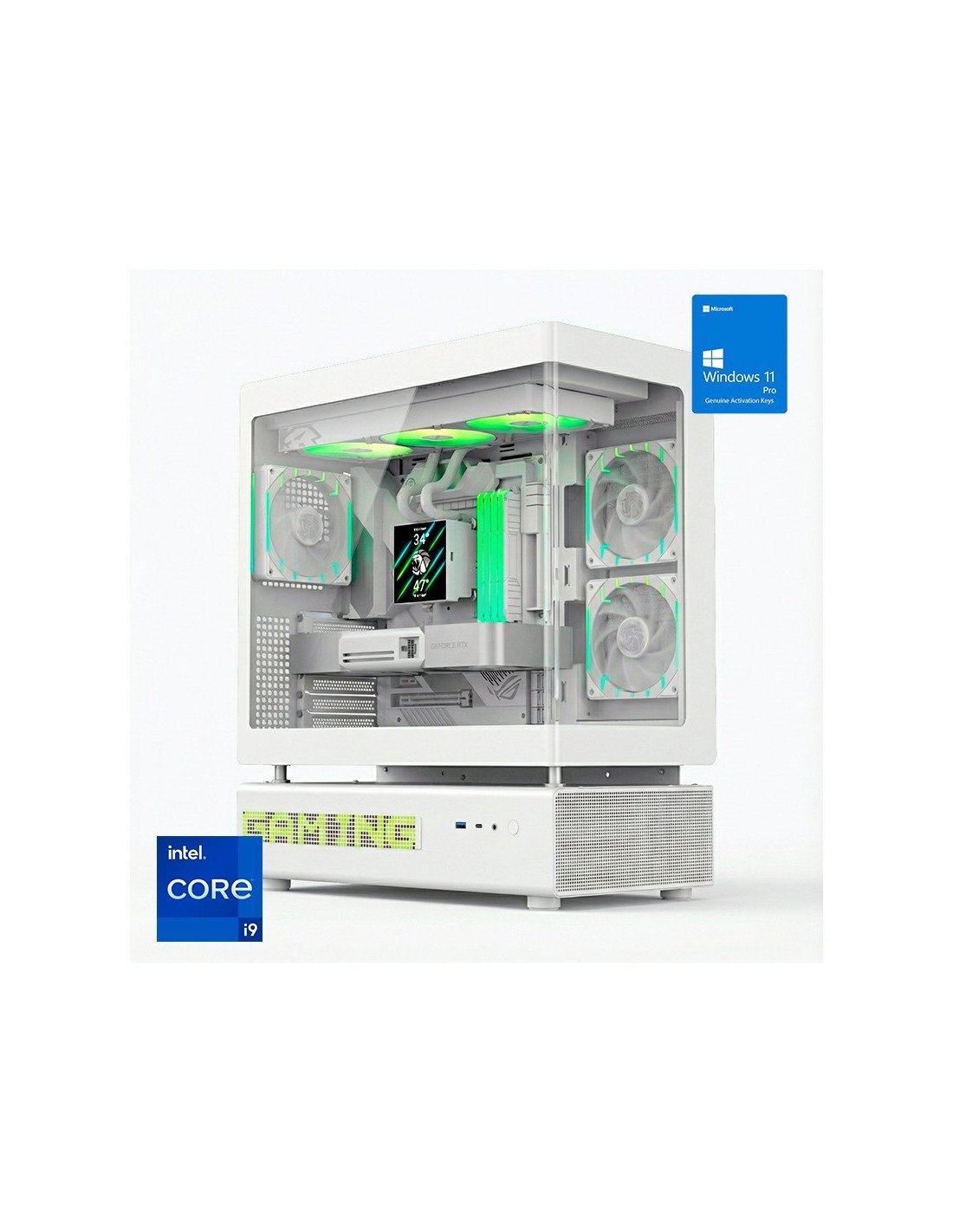 ORDENADOR GAMING N90 WHITE RGB I9 14900K/32 DDR5/2TB NVME/REF.LIQ/1050W/W11PRO