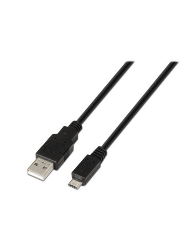 CABLE USB AM/MICRO B/M 3M AISENS BLACK