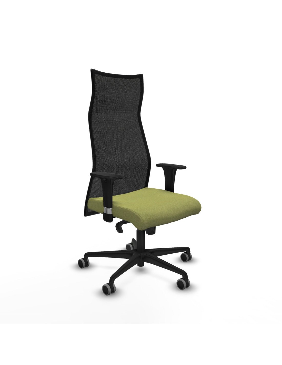 Piqueras y Crespo Albacete malla sincro malla negra bali verde oliva brazos 1D base nailon ruedas 65mm engomadas