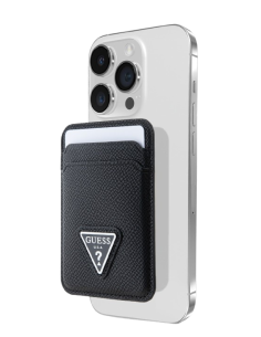 GUESS TARJETERO MAGSAFE TRIANGLE NEGRO 2