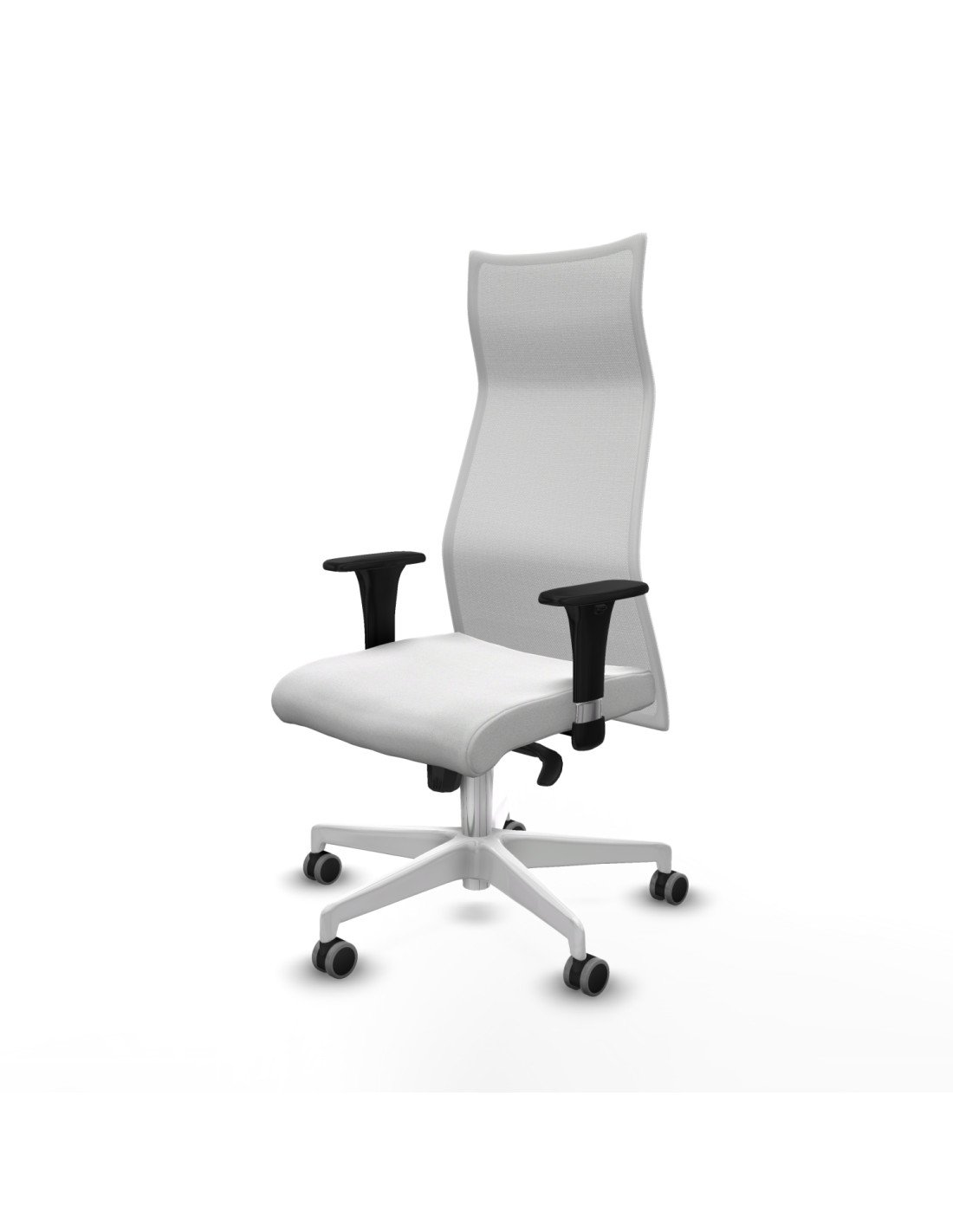 Piqueras y Crespo Albacete malla XL sincro malla blanca bali blanco brazos 1D base blanca ruedas 65mm engomadas