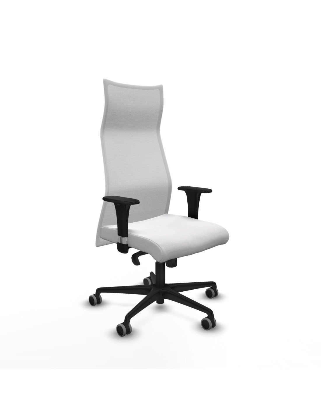 Piqueras y Crespo Albacete malla XL sincro malla blanca bali blanco brazos 1D base nailon ruedas 65mm engomadas