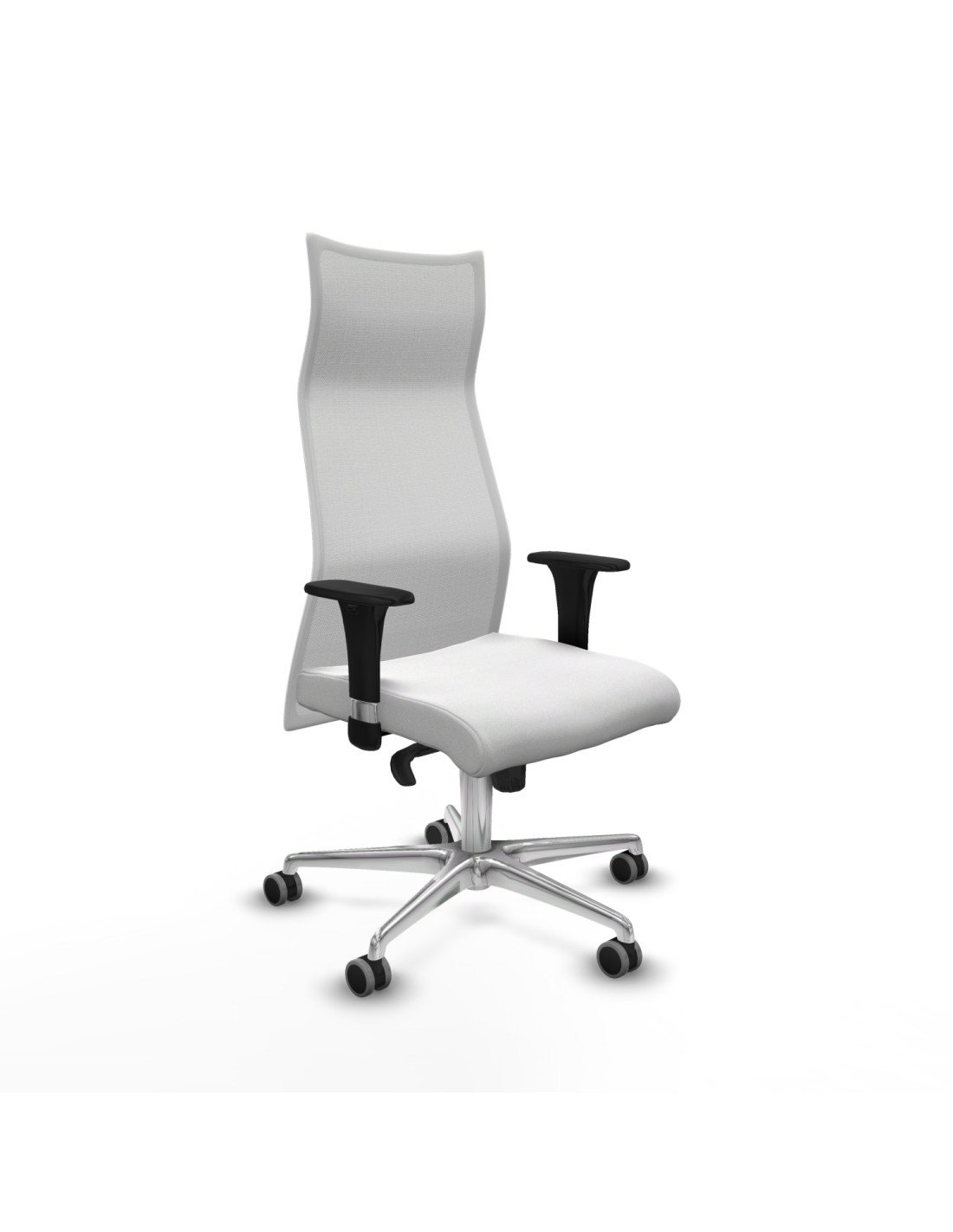 Piqueras y Crespo Albacete malla XL sincro malla blanca bali blanco brazos 1D base aluminio ruedas 65mm engomadas