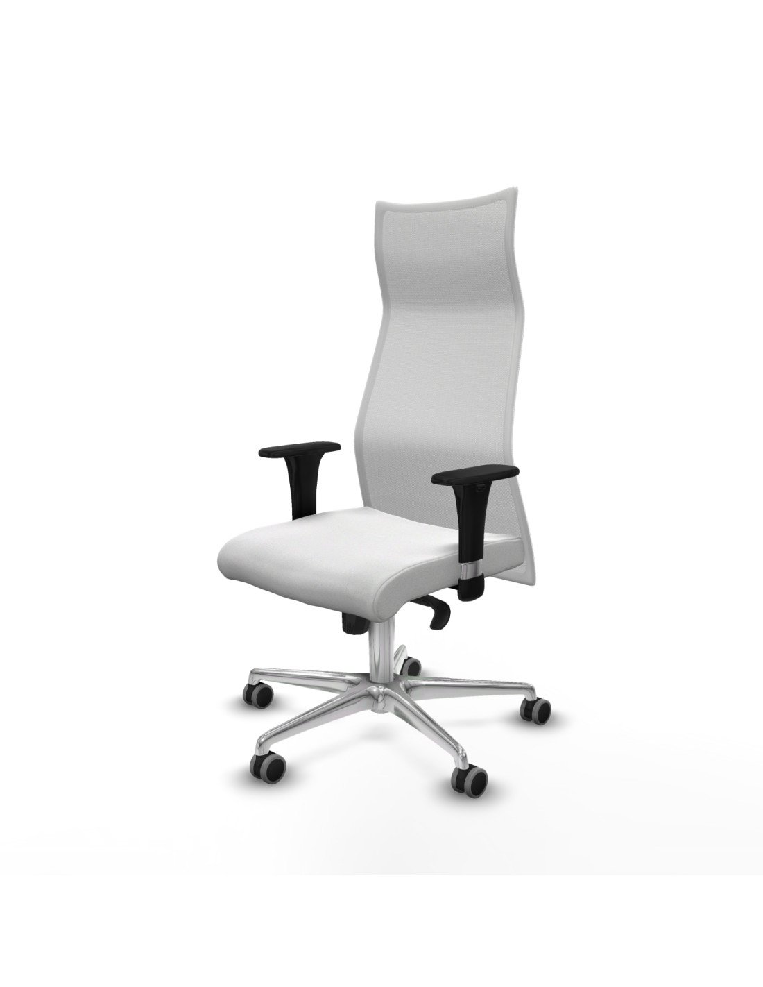 Piqueras y Crespo Albacete malla XL sincro malla blanca bali blanco brazos 1D base aluminio ruedas 65mm engomadas