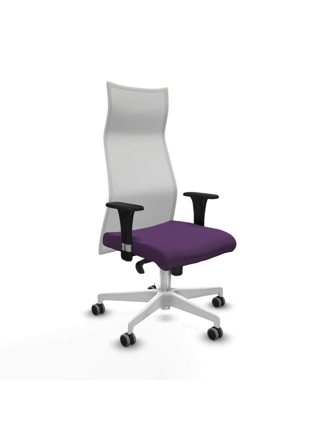 Piqueras y Crespo Albacete malla XL sincro malla blanca bali morado brazos 1D base blanca ruedas 65mm engomadas