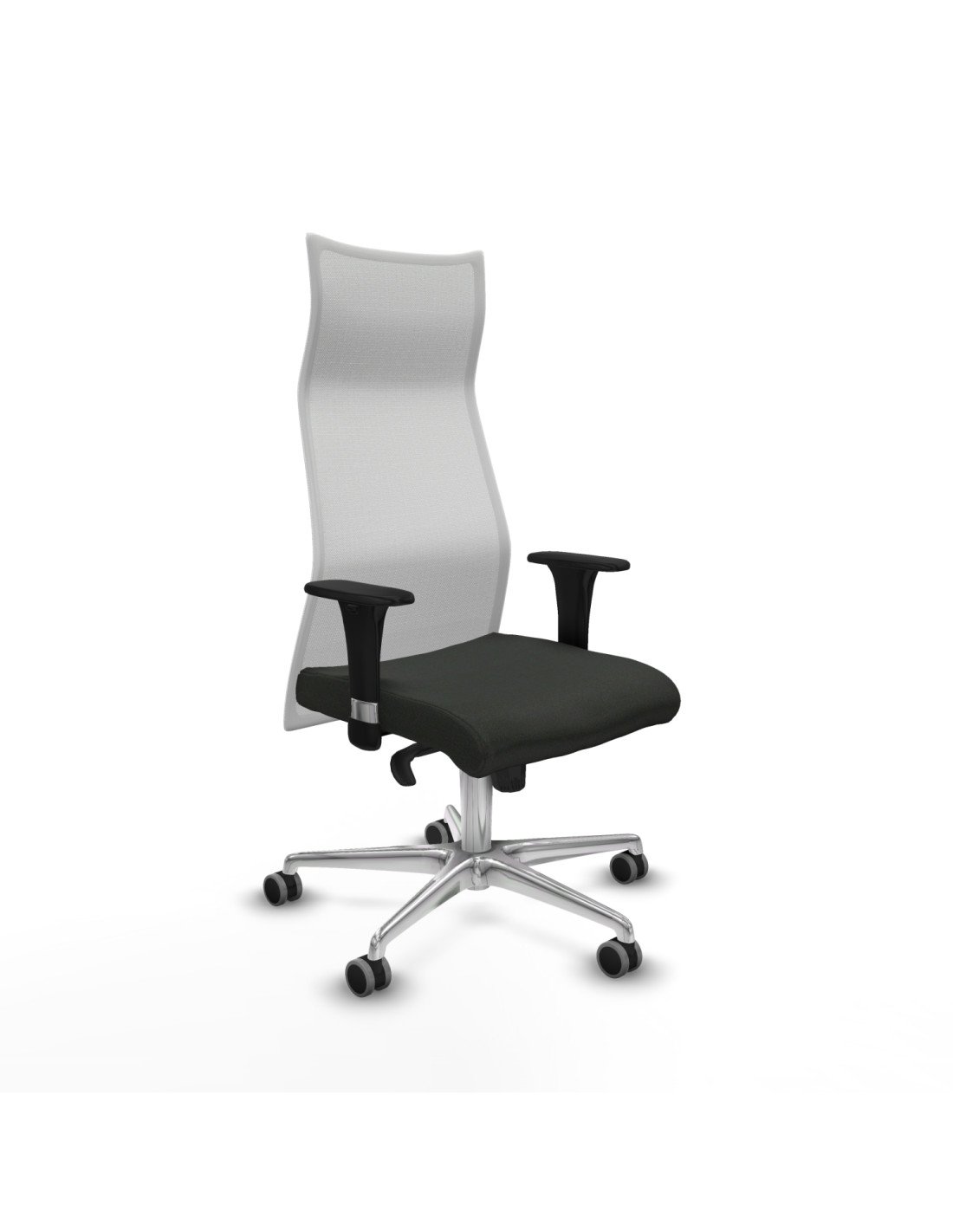 Piqueras y Crespo Albacete malla XL sincro malla blanca bali negro brazos 1D base aluminio ruedas 65mm engomadas