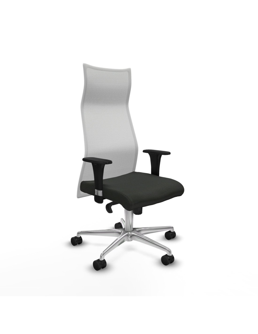 Piqueras y Crespo Albacete malla XL sincro malla blanca bali negro brazos 1D base aluminio ruedas 65mm nailon