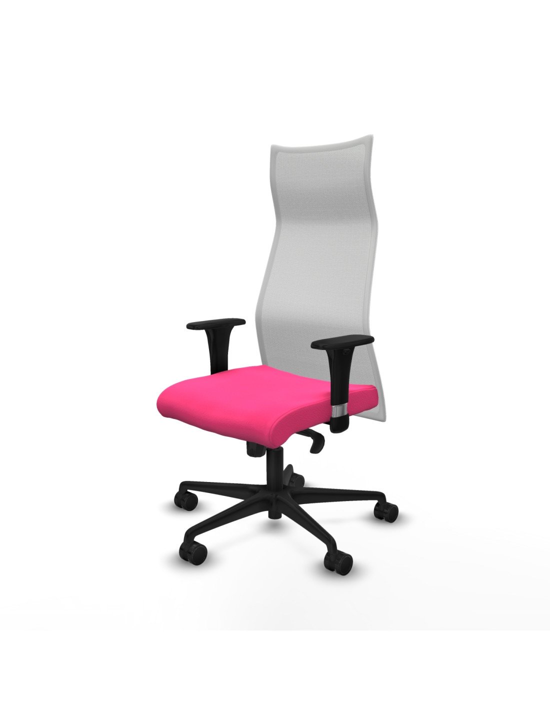 Piqueras y Crespo Albacete malla XL sincro malla blanca similpiel rosa brazos 1D base nailon ruedas 65mm nailon