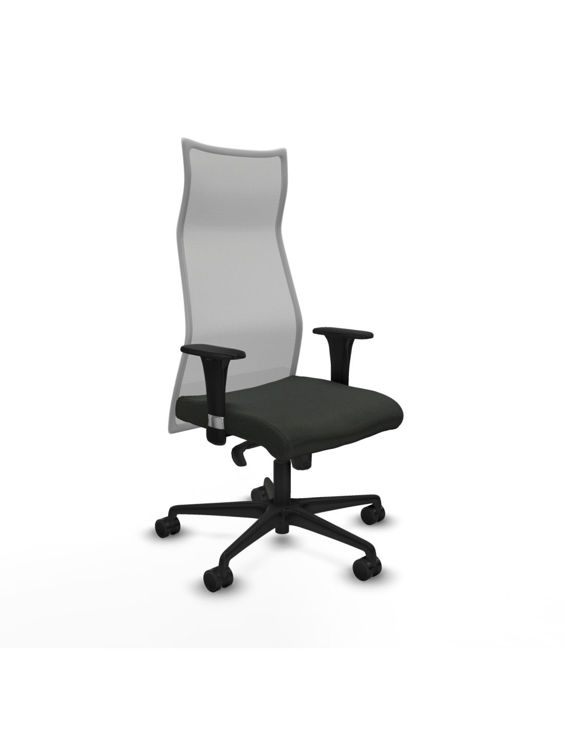 Piqueras y Crespo Albacete malla XL sincro malla gris bali negro brazos 1D base nailon ruedas 65mm nailon