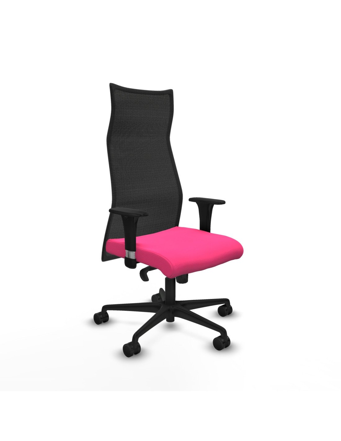 Piqueras y Crespo Albacete malla XL sincro malla negra similpiel rosa brazos 1D base nailon ruedas 65mm nailon