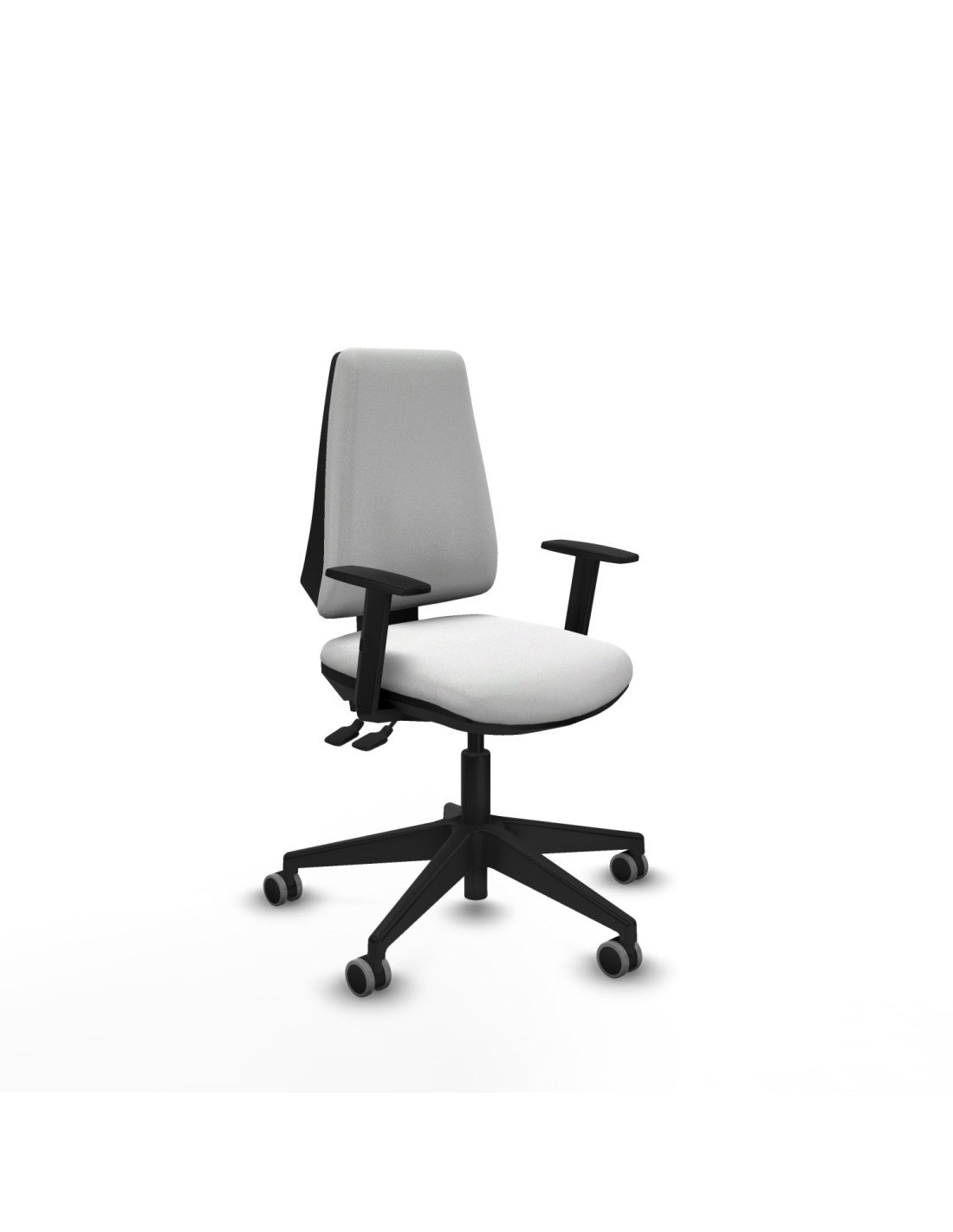 Piqueras y Crespo Elche AS bali blanco brazos 1D base piramidal ruedas engomadas 65mm