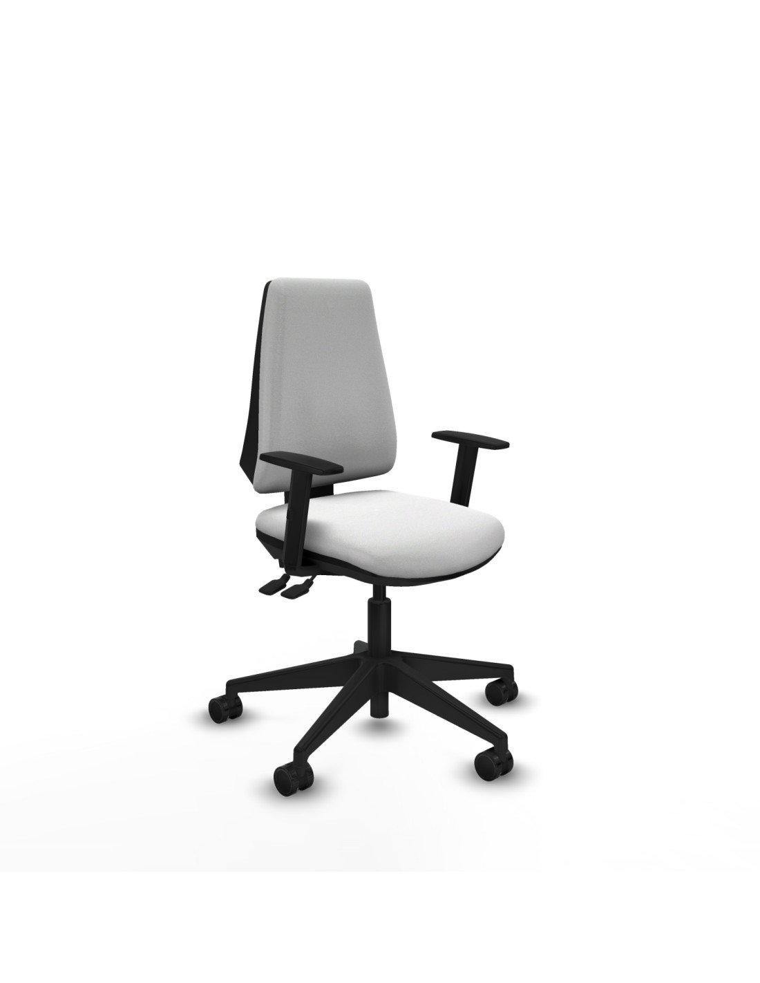 Piqueras y Crespo Elche AS bali blanco brazos 1D base piramidal ruedas nailon 65mm