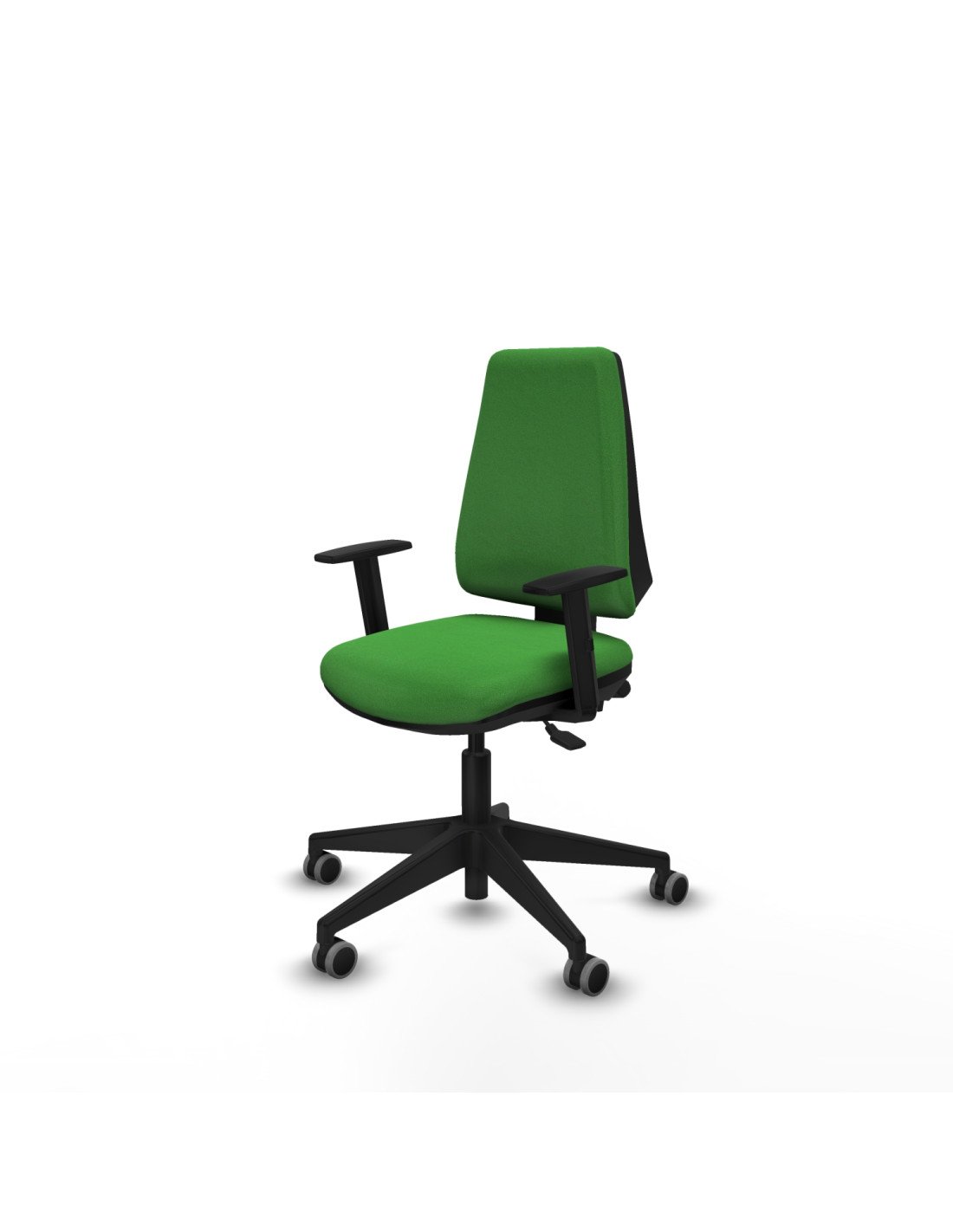 Piqueras y Crespo Elche AS bali verde brazos 1D base piramidal ruedas engomadas 65mm