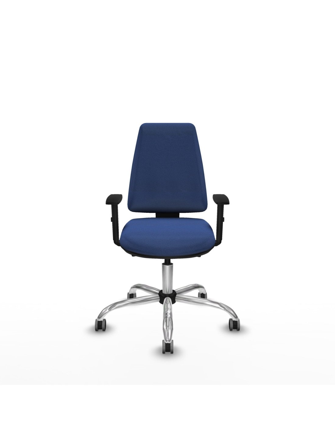 Piqueras y Crespo Elche AS bali azul marino brazos 1D base cromada ruedas engomadas 65mm