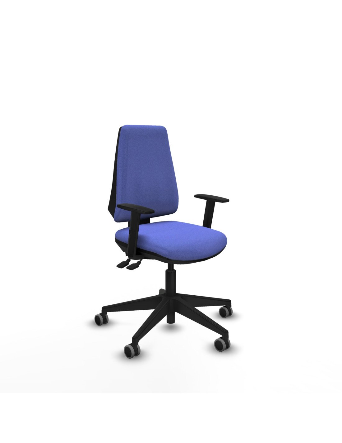 Piqueras y Crespo Elche AS bali azul claro brazos 1D base piramidal ruedas engomadas 65mm