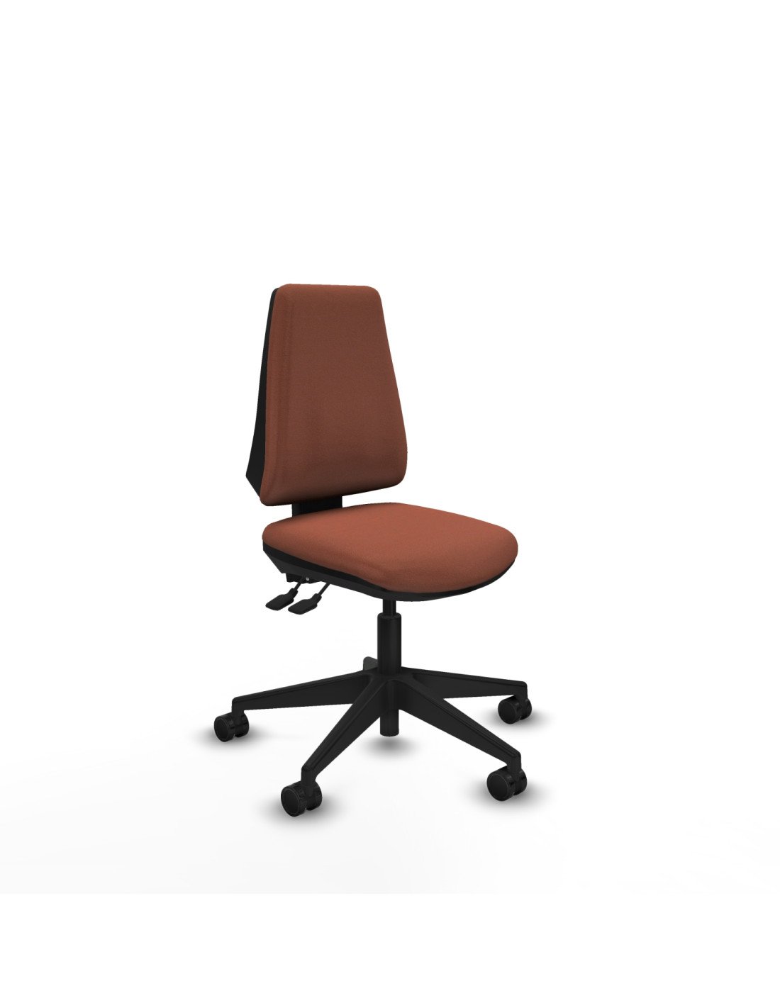 Piqueras y Crespo Elche AS bali marr?n base piramidal ruedas nailon 65mm