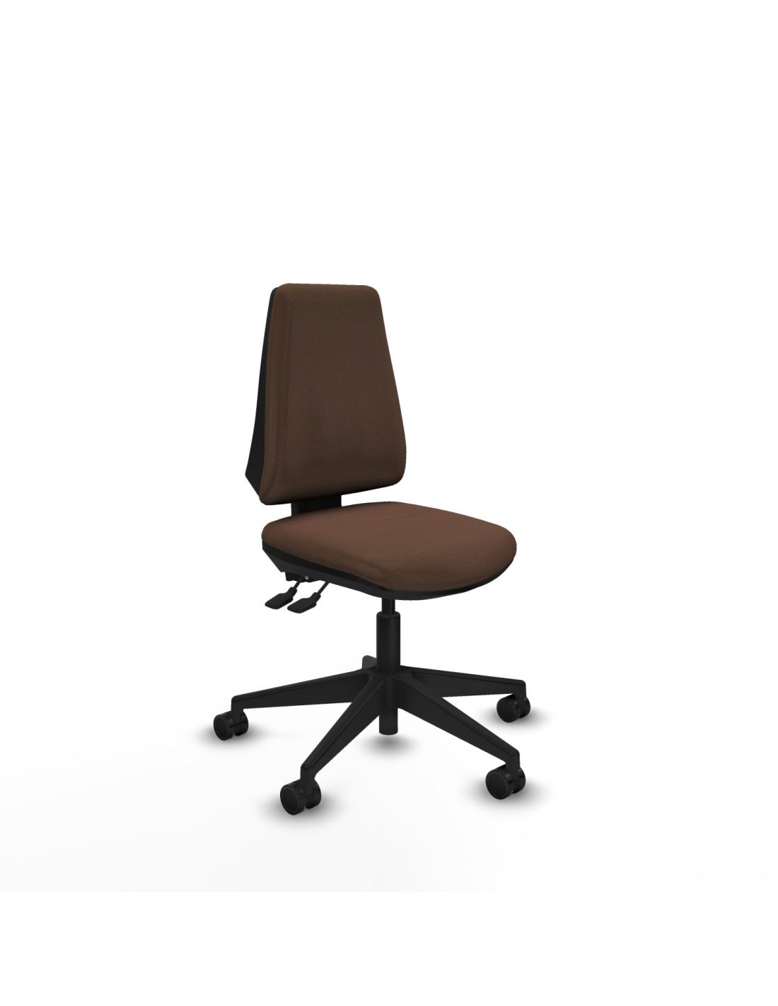 Piqueras y Crespo Elche AS bali marr?n oscuro base piramidal ruedas nailon 65mm