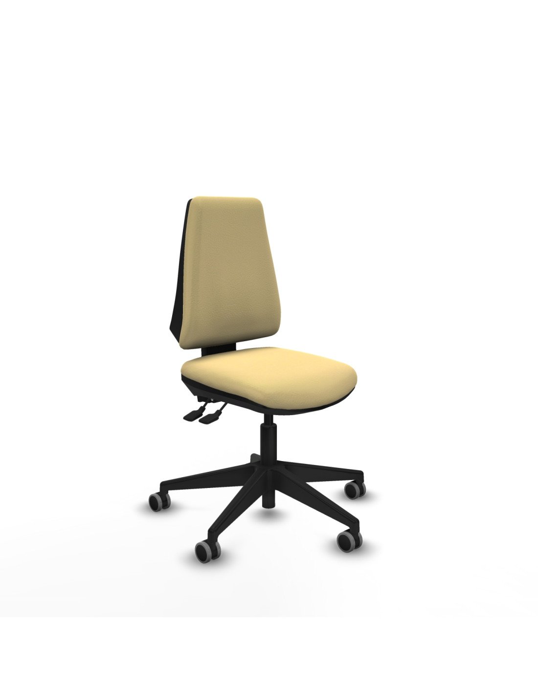 Piqueras y Crespo Elche AS similpiel crema base piramidal ruedas engomadas 65mm