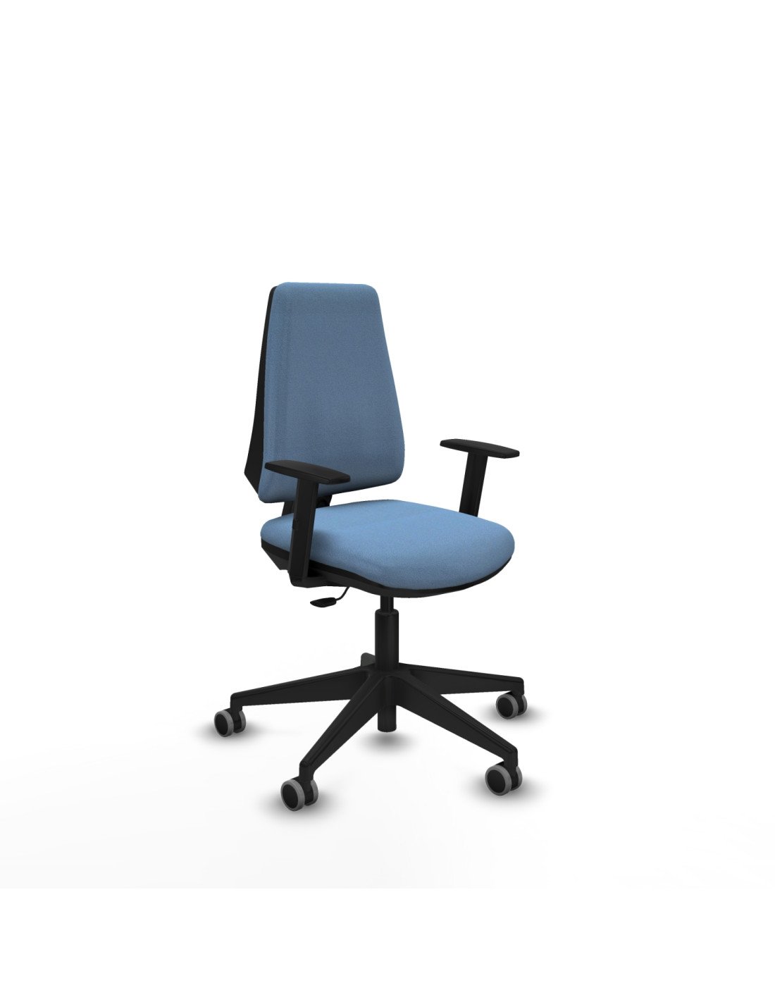 Piqueras y Crespo Elche CP bali azul cielo brazos 1D base piramidal ruedas engomadas 65mm