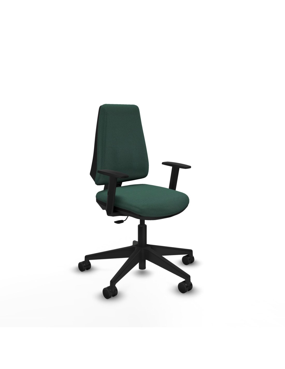 Piqueras y Crespo Elche CP bali verde botella brazos 1D base piramidal ruedas nailon 65mm