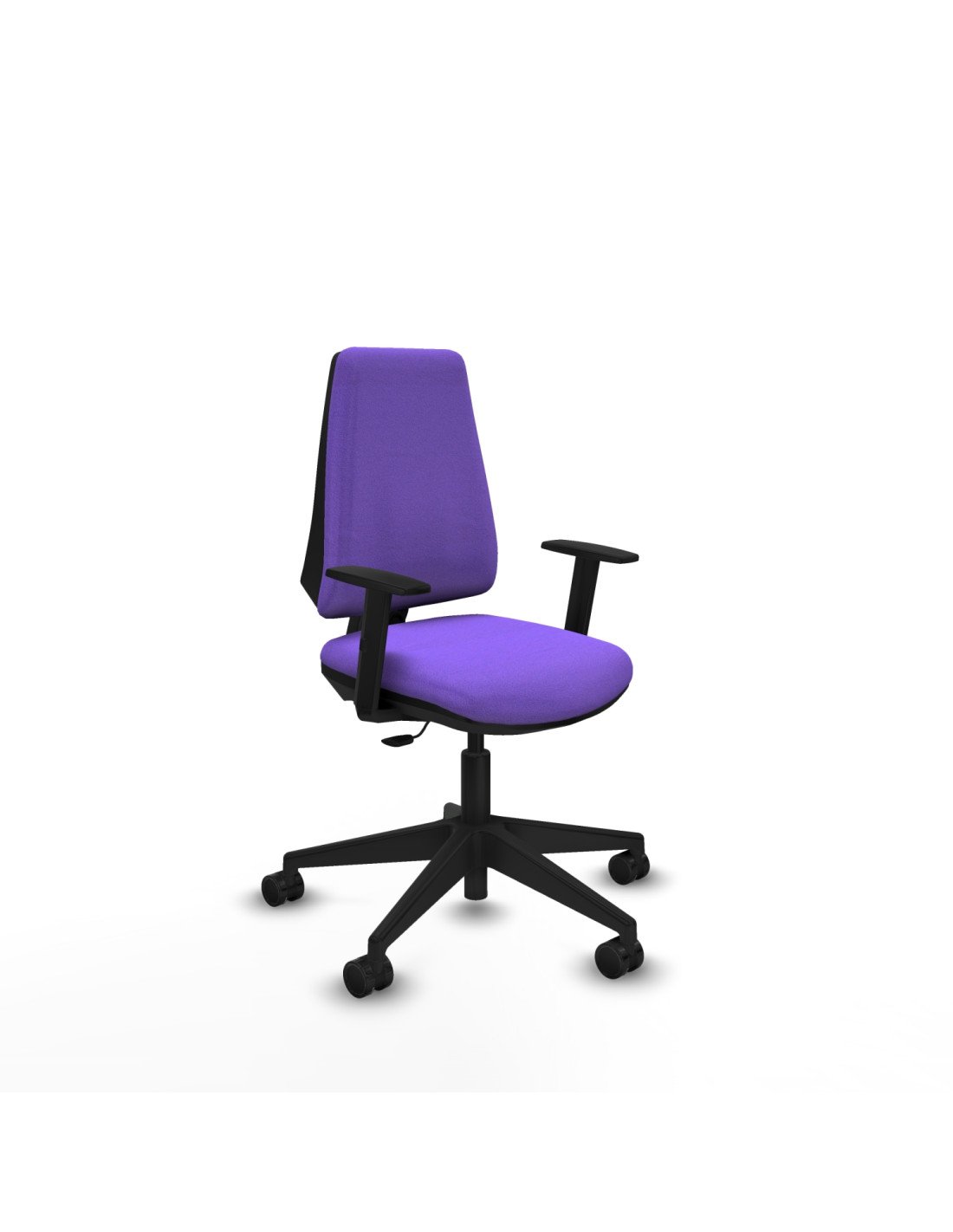 Piqueras y Crespo Elche CP bali lila brazos 1D base piramidal ruedas nailon 65mm