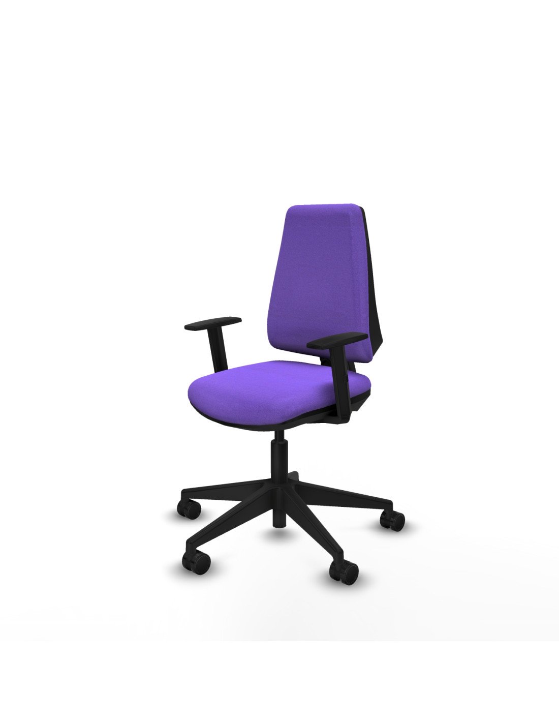 Piqueras y Crespo Elche CP bali lila brazos 1D base piramidal ruedas nailon 65mm