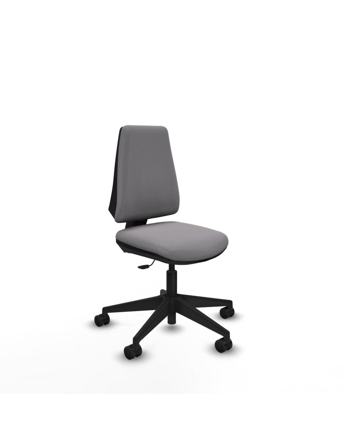 Piqueras y Crespo Elche CP similpiel gris base piramidal ruedas nailon 65mm