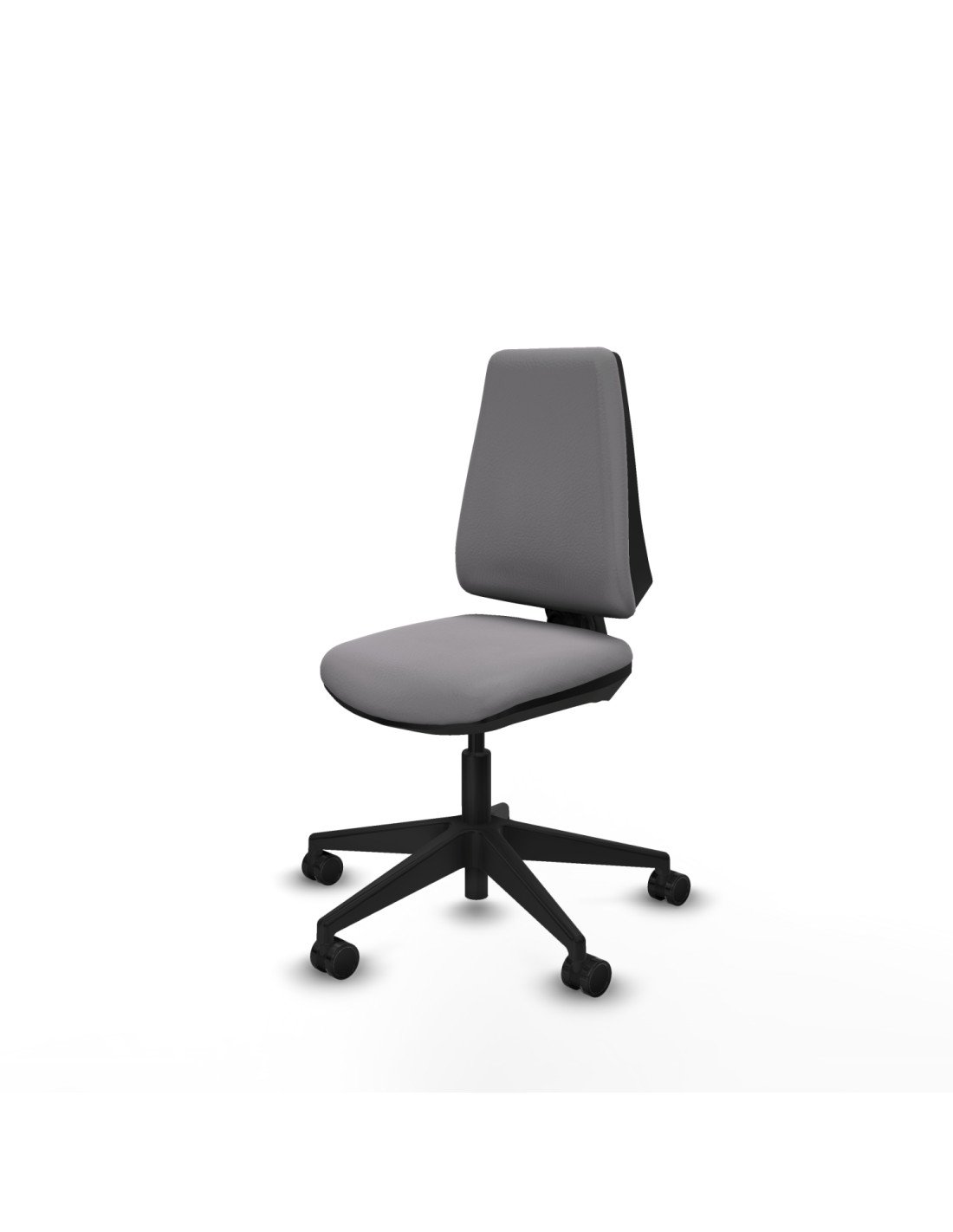 Piqueras y Crespo Elche CP similpiel gris base piramidal ruedas nailon 65mm