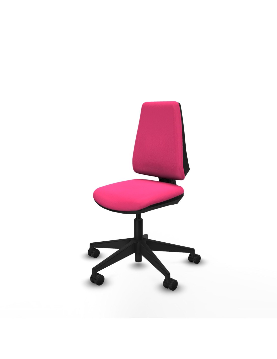 Piqueras y Crespo Elche CP similpiel rosa base piramidal ruedas nailon 65mm