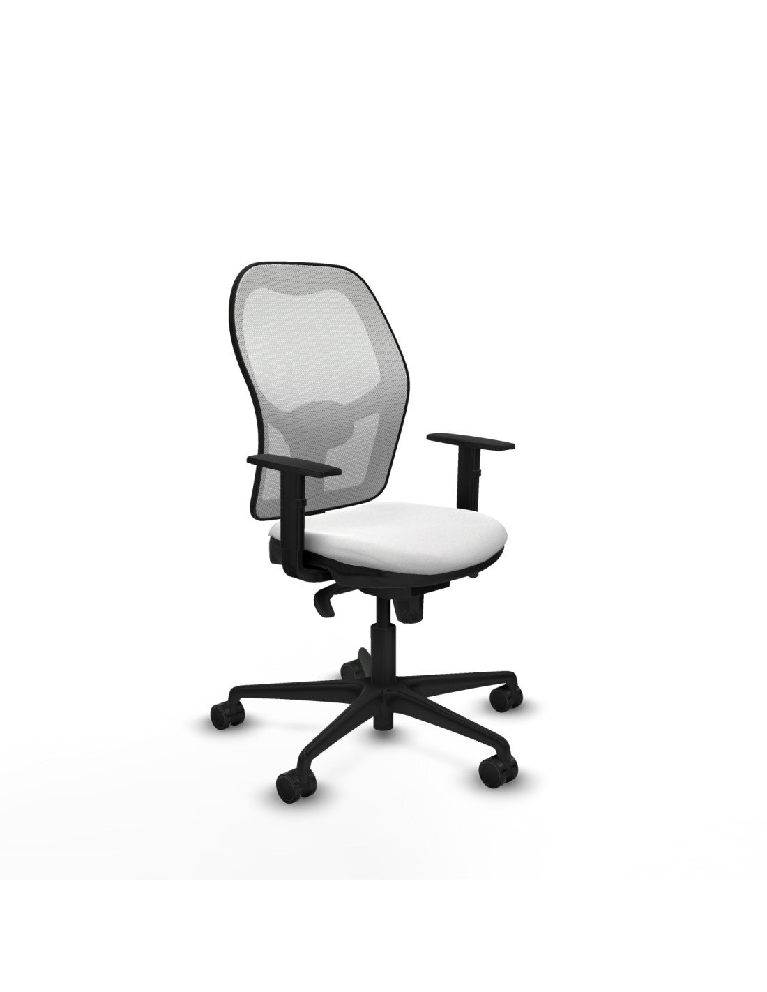 Piqueras y Crespo Jorquera sincro malla blanca bali blanco brazos 1D base nailon ruedas 65mm nailon