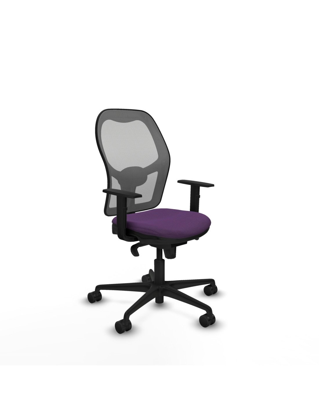 Piqueras y Crespo Jorquera sincro malla gris bali morado brazos 1D base nailon ruedas 65mm nailon