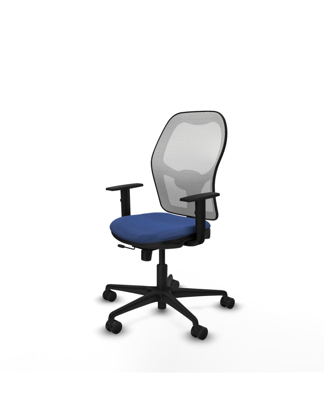 Piqueras y Crespo Jorquera traslack malla blanca bali azul marino brazos 1D base nailon  ruedas 65mm nailon