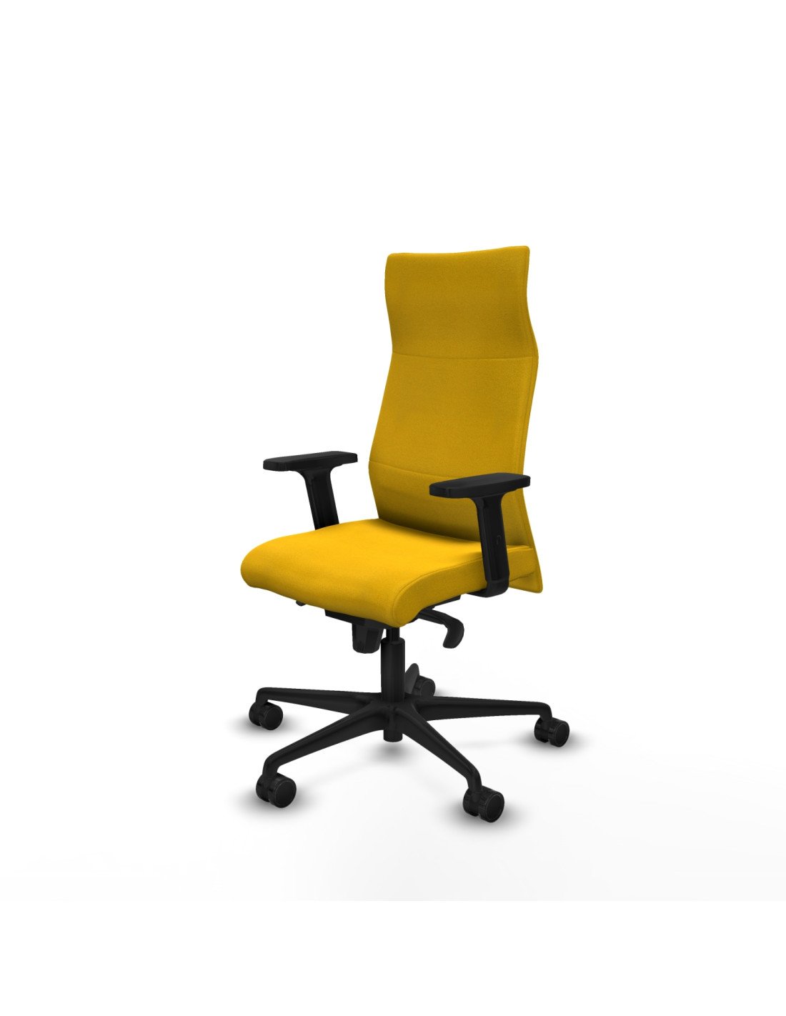 Piqueras y Crespo Albacete direcci?n sincro bali amarillo brazos 2D base nailon ruedas 65 nailon