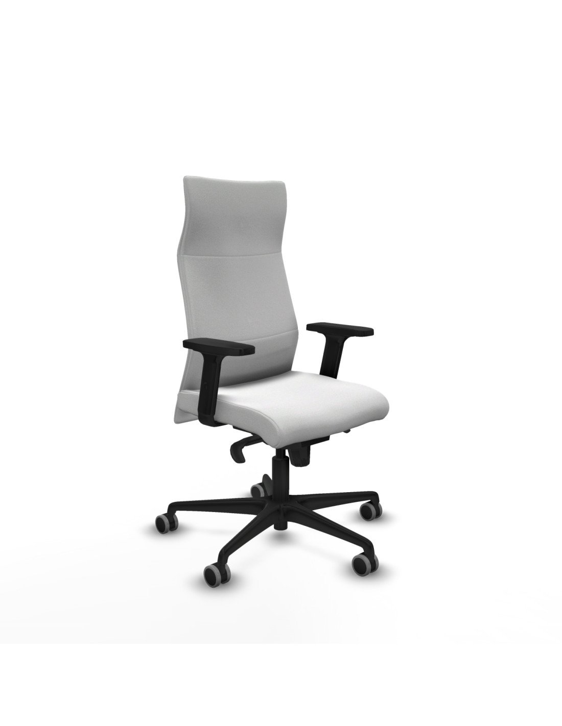 Piqueras y Crespo Albacete direcci?n sincro bali blanco brazos 2D base nailon ruedas 65 engomadas