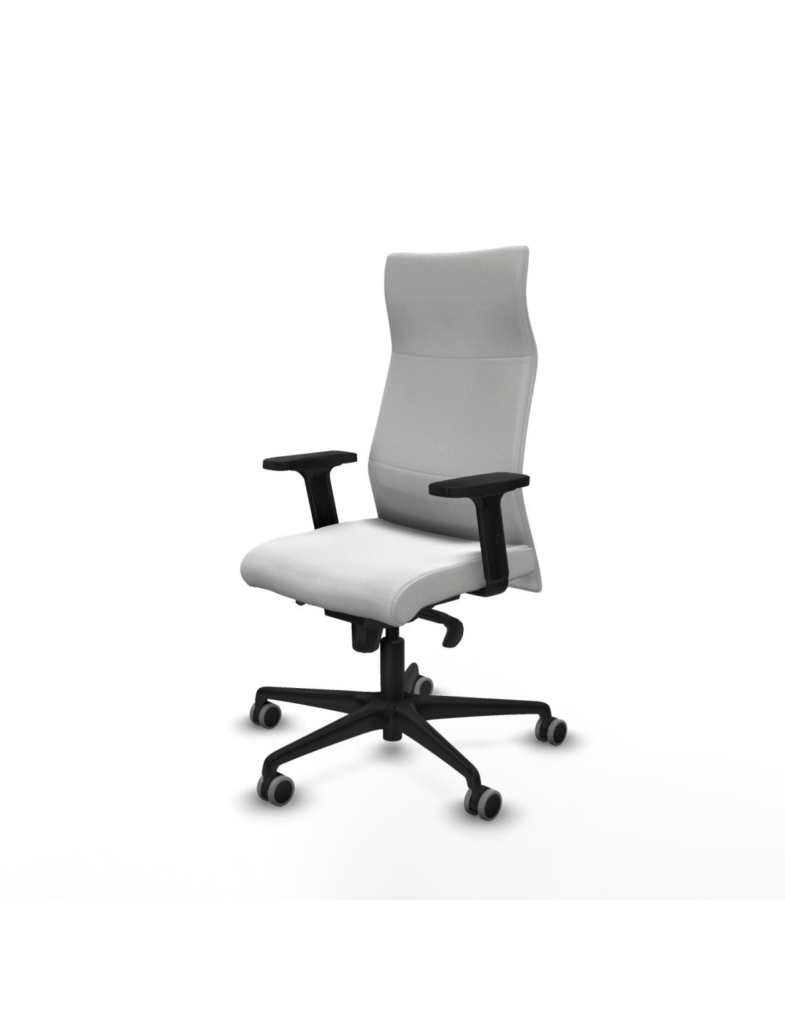 Piqueras y Crespo Albacete direcci?n sincro bali blanco brazos 2D base nailon ruedas 65 engomadas