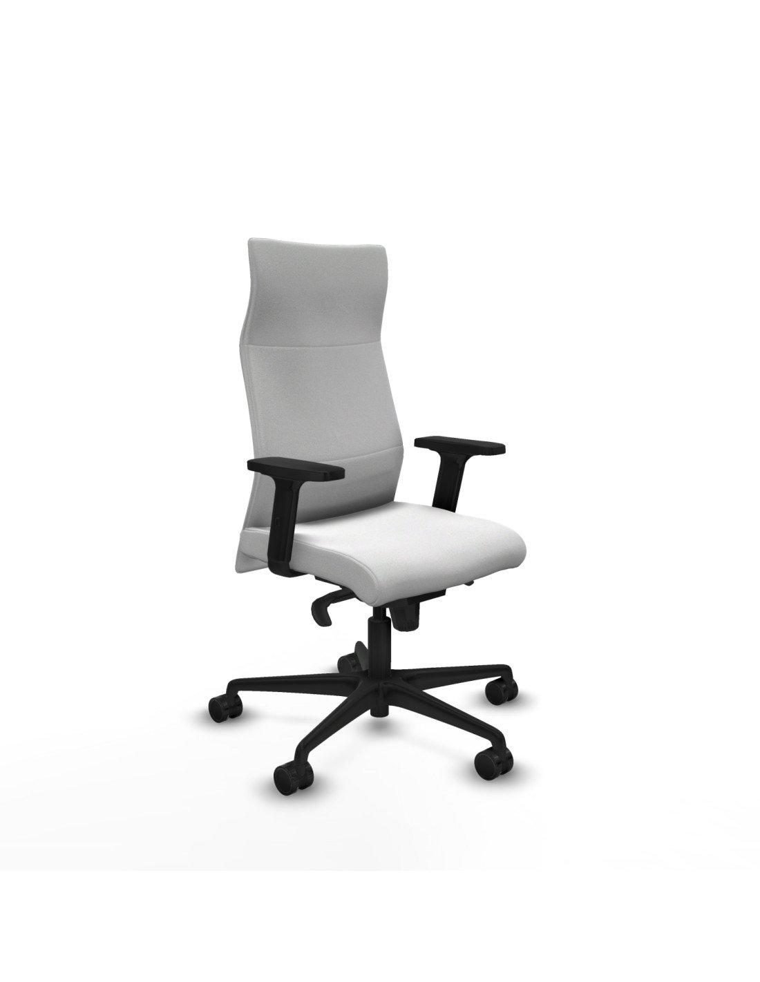 Piqueras y Crespo Albacete direcci?n sincro bali blanco brazos 2D base nailon ruedas 65 nailon