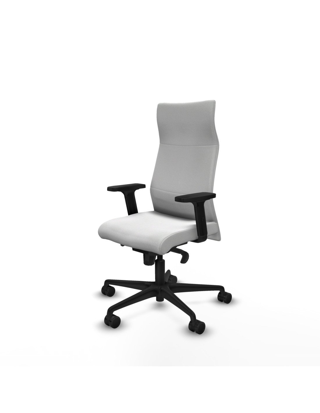 Piqueras y Crespo Albacete direcci?n sincro bali blanco brazos 2D base nailon ruedas 65 nailon