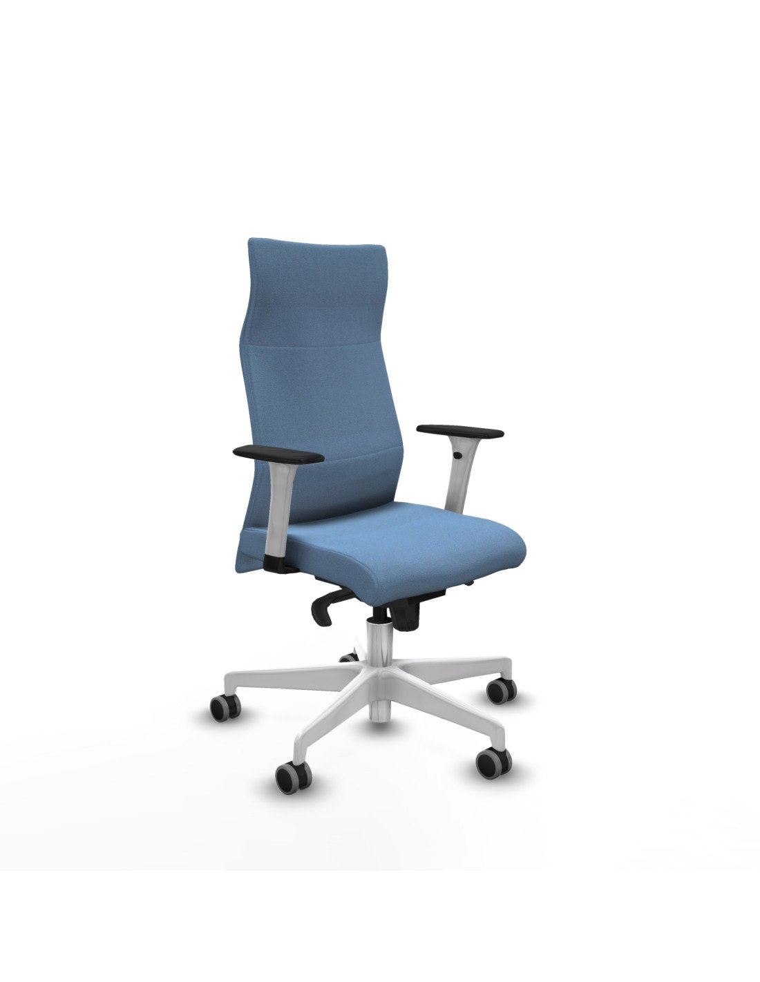 Piqueras y Crespo Albacete direcci?n sincro bali azul cielo brazos 1D blancos base blanca ruedas 65 engomadas