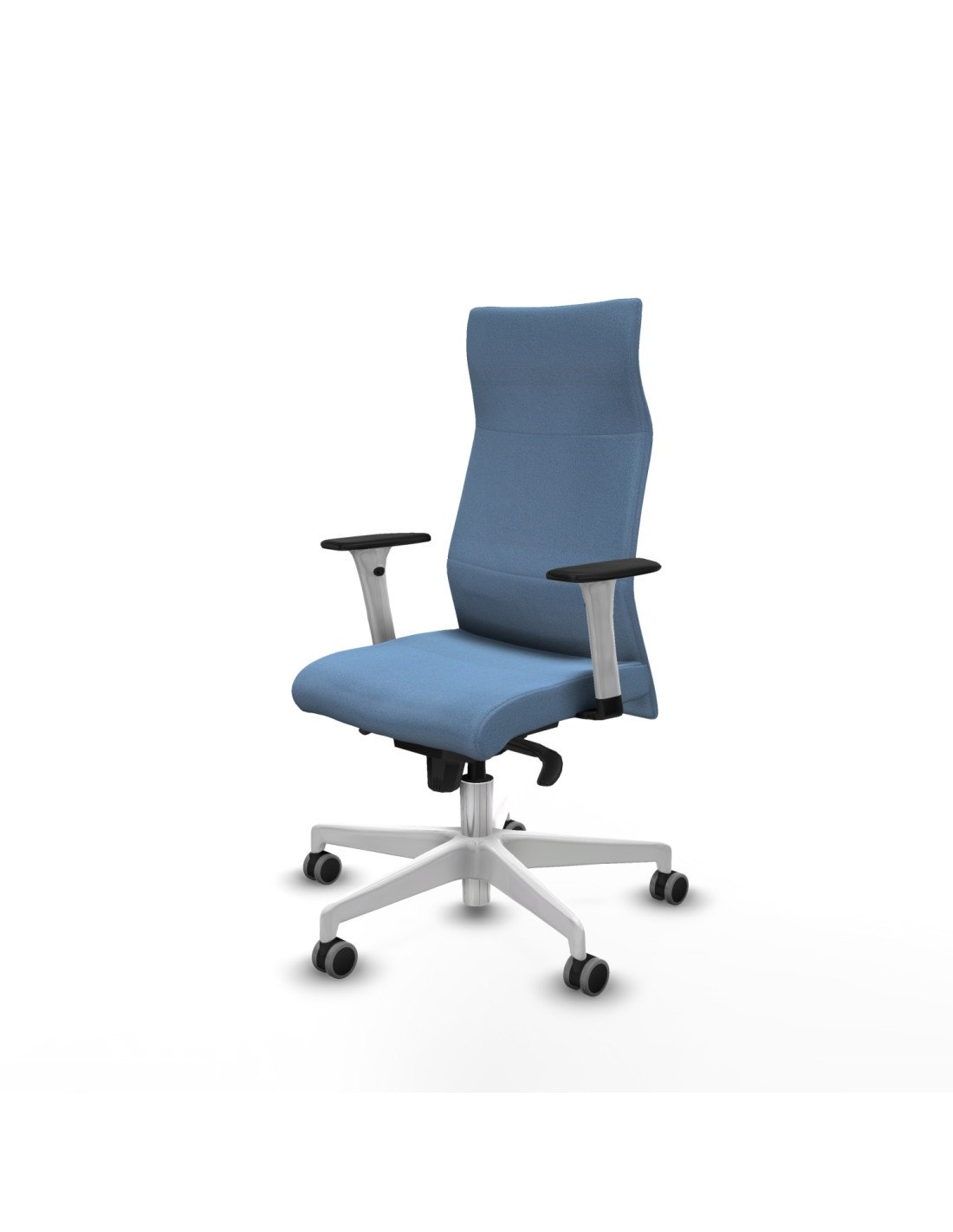 Piqueras y Crespo Albacete direcci?n sincro bali azul cielo brazos 1D blancos base blanca ruedas 65 engomadas