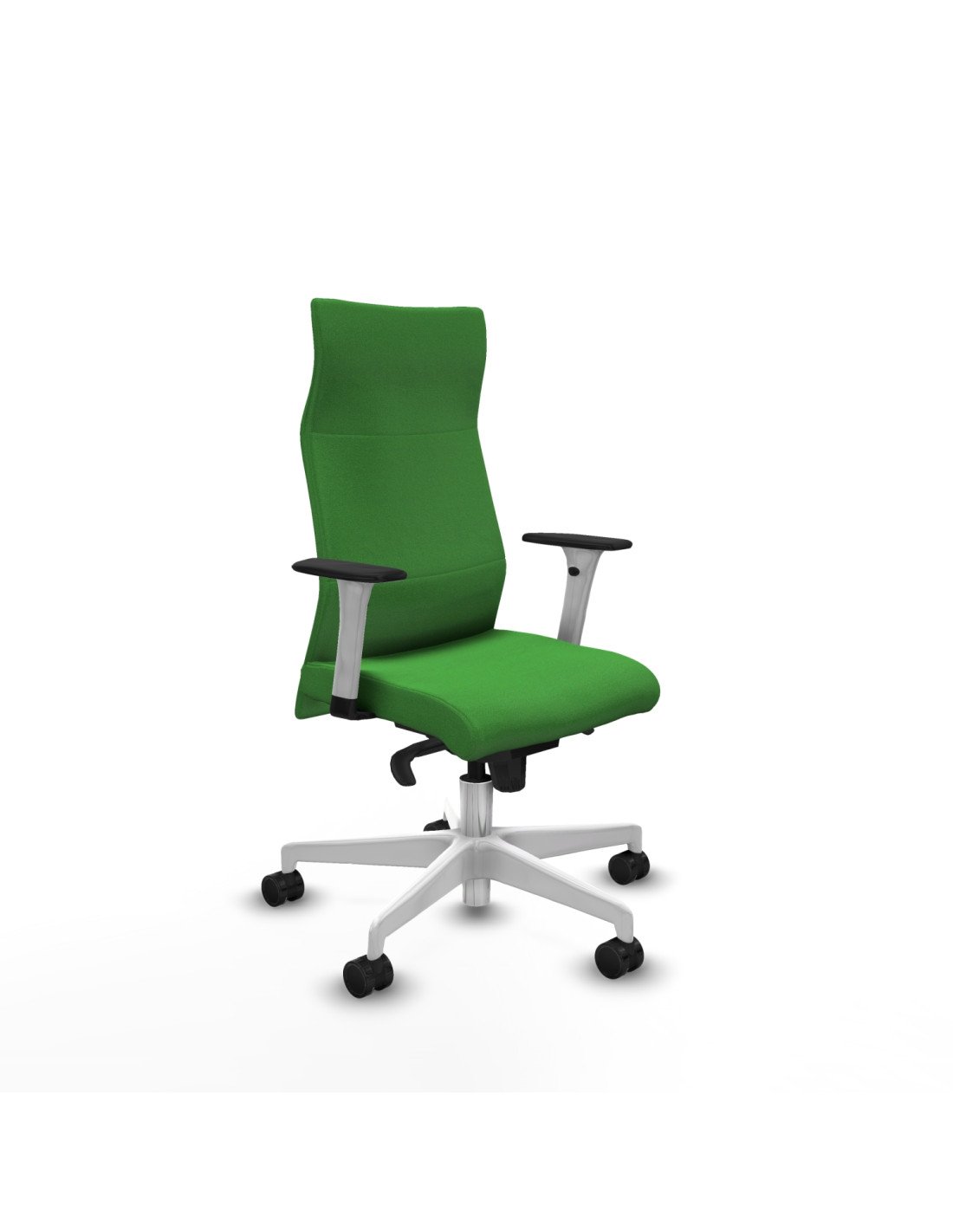 Piqueras y Crespo Albacete direcci?n sincro bali verde brazos 1D blancos base blanca ruedas 65 nailon