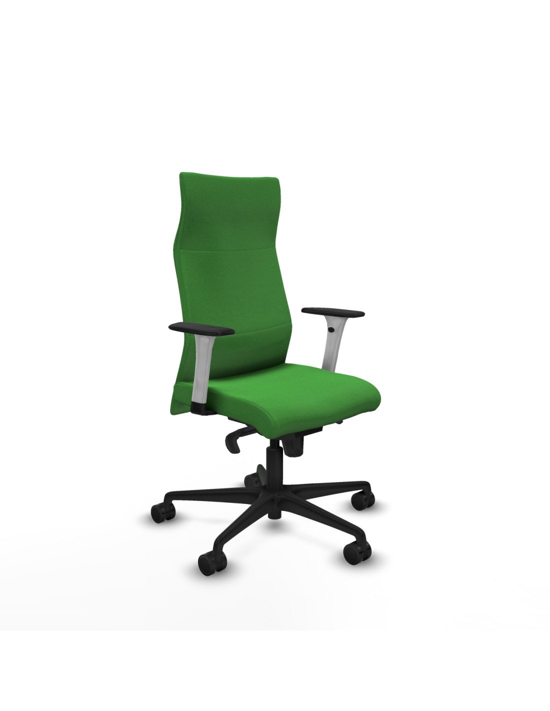 Piqueras y Crespo Albacete direcci?n sincro bali verde brazos 1D blancos base nailon ruedas 65 nailon