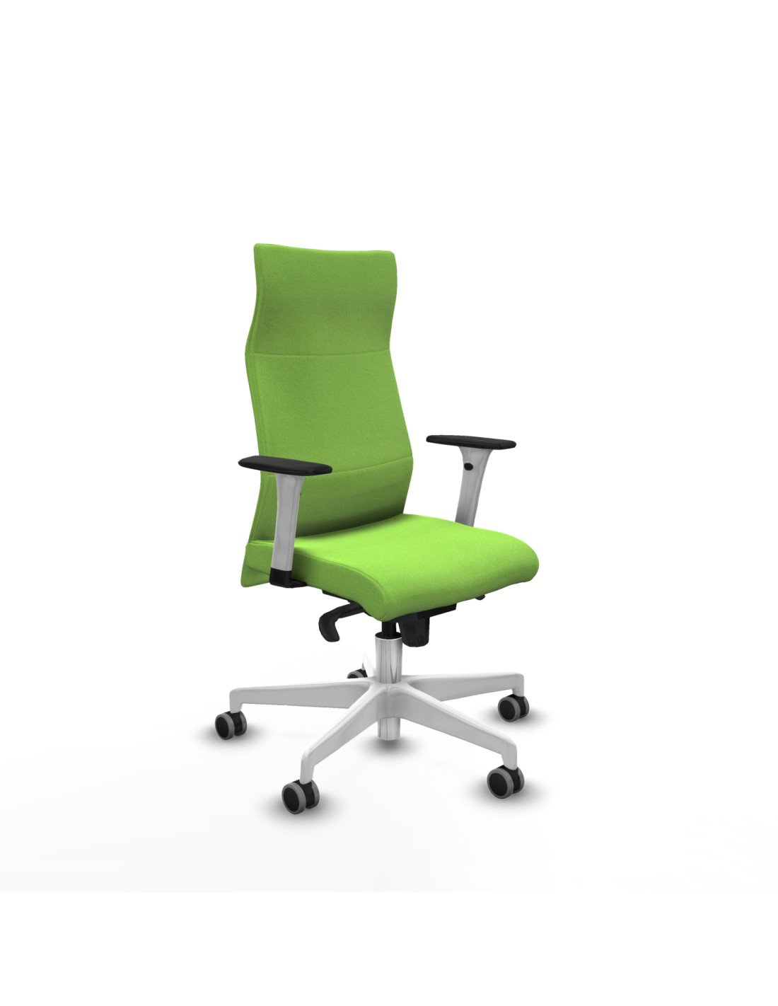 Piqueras y Crespo Albacete direcci?n sincro bali pistacho brazos 1D blancos base blanca ruedas 65 engomadas