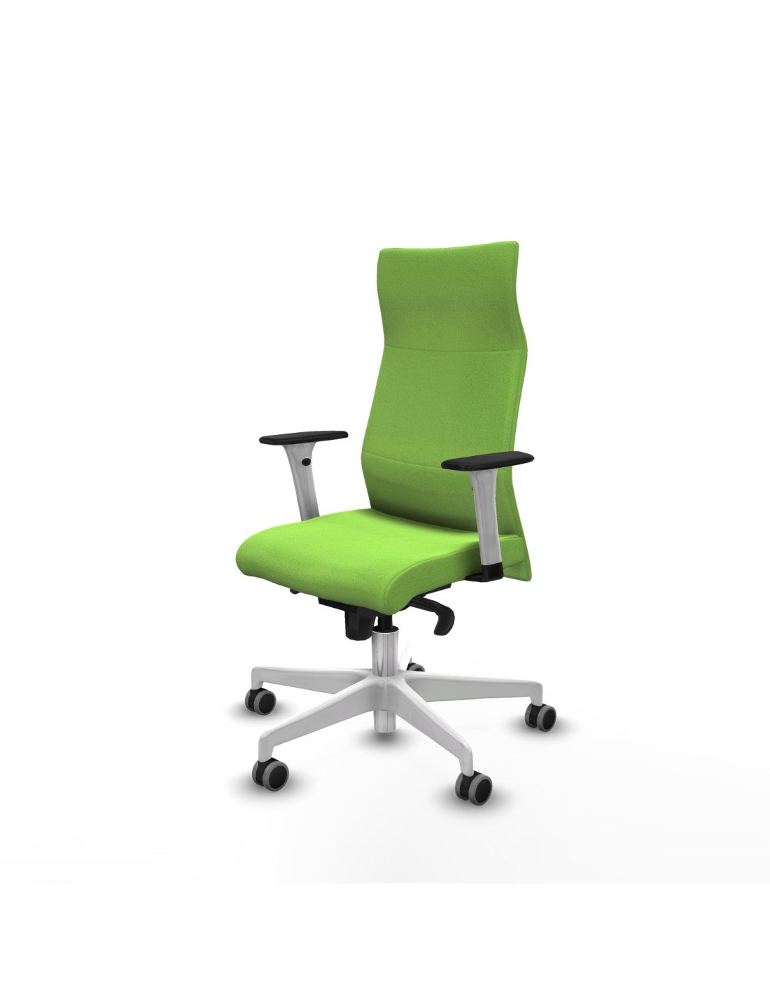 Piqueras y Crespo Albacete direcci?n sincro bali pistacho brazos 1D blancos base blanca ruedas 65 engomadas