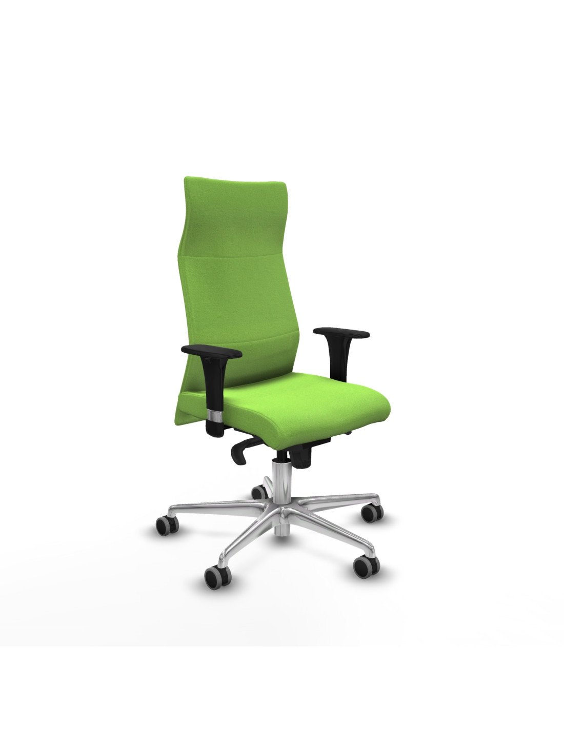 Piqueras y Crespo Albacete direcci?n sincro bali pistacho brazos 1D cromados base aluminio ruedas 65 engomadas