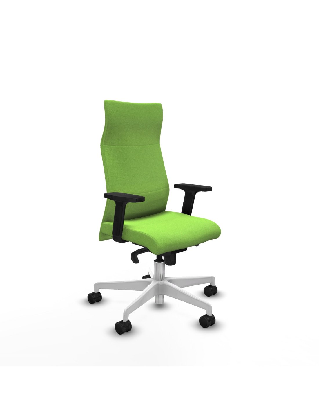 Piqueras y Crespo Albacete direcci?n sincro bali pistacho brazos 2D base blanca ruedas 65 nailon